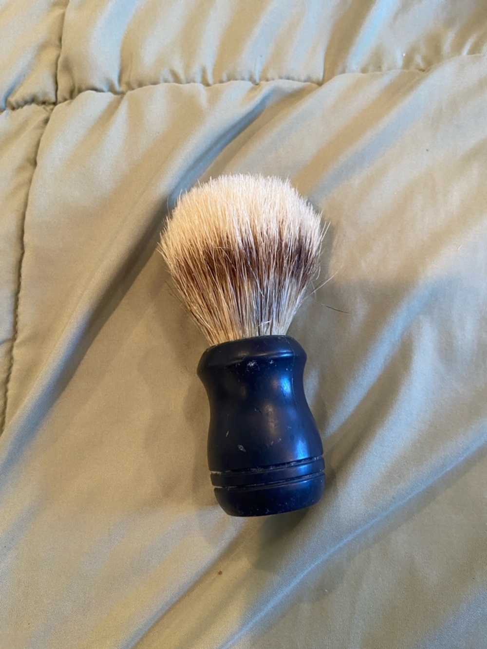 Black Shaving Brush with Natural Bristles - Men Grooming